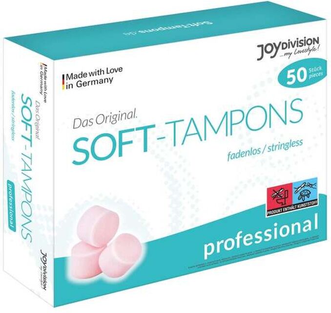 à‰ponges Menstruelles Soft-Tampons Professional Boîte de 50 Rose
