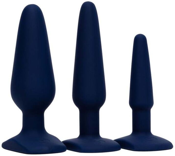Kit 3 Plugs Anal Silicone Booty Bound Bleu