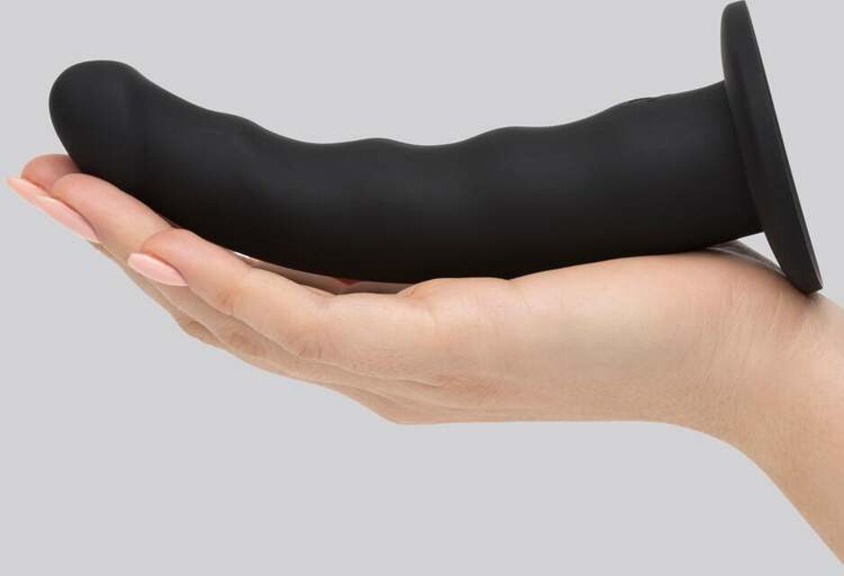 Gode Ventouse Silicone Sensual Waves Noir