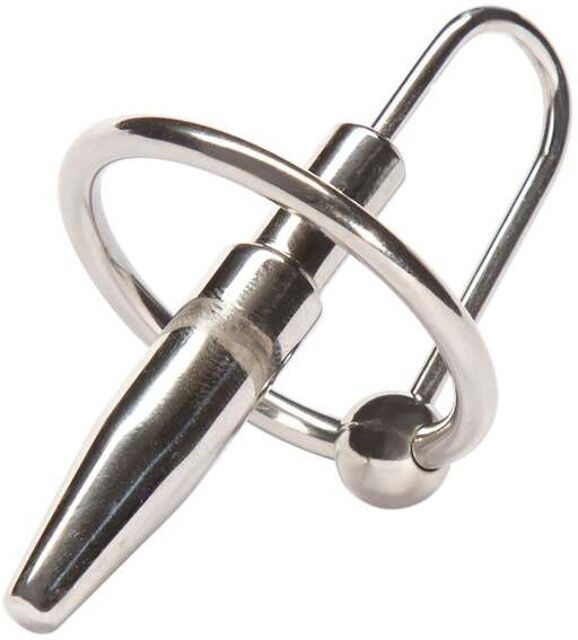 Plug à Urètre et Anneau Gland Deluxe Argenté 2