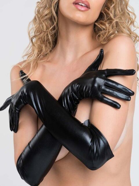 Gants Longs Wetlook Fierce Noirs Noir 2
