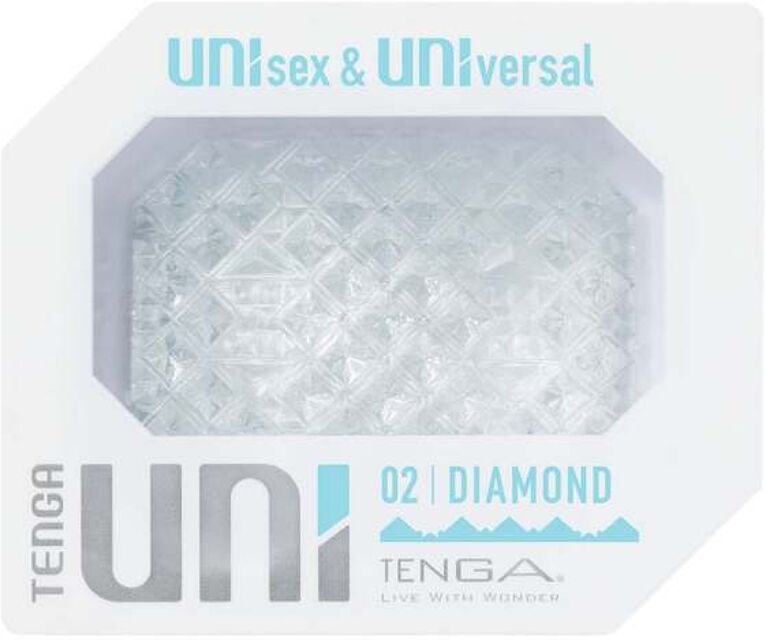 Masturbateur Mini Unisexe Uni Diamond Transparent 2