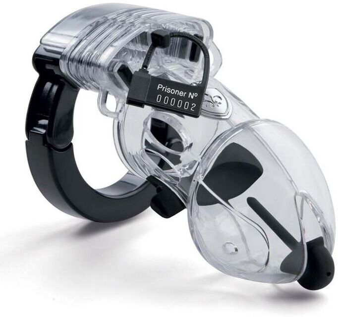 Cage de Chasteté E-Stim Pubic Enemy No 2 Argenté 5