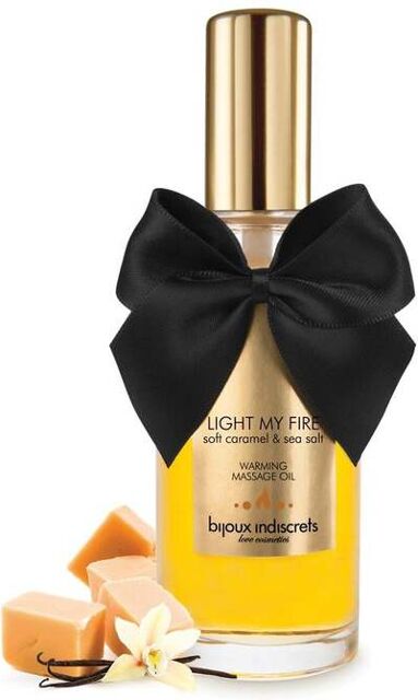 Huile de Massage Chauffante Light My Fire Caramel Or 2