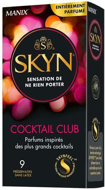 Préservatifs Cocktail Club Boîte de 9 Transparent 2