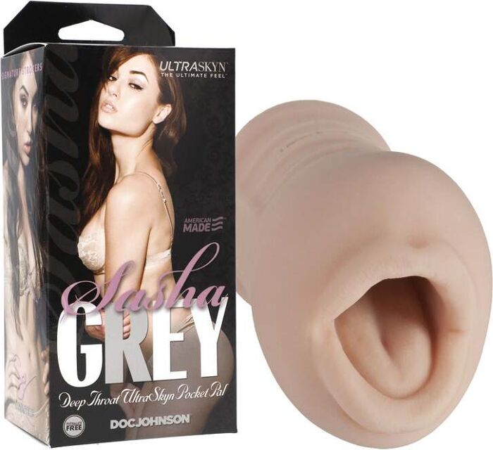 Masturbateur Bouche Sasha Grey Deep Throat Beige