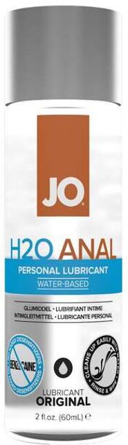 Lubrifiant H2O Anal Original 60 ml Bleu 2