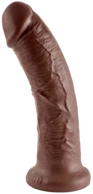 Gode Ventouse 20,3 cm King Cock Chair marron