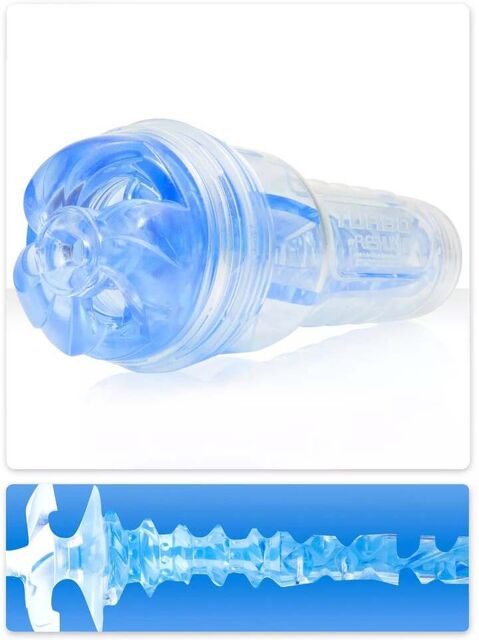 Masturbateur Turbo Thrust Blue Ice Bleu 8