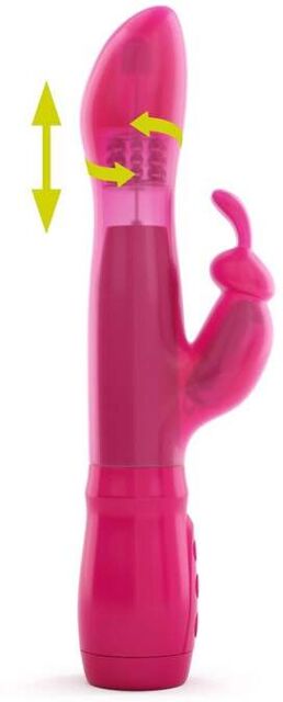 Vibromasseur Rabbit Va-et-Vient Furious Rabbit Rose