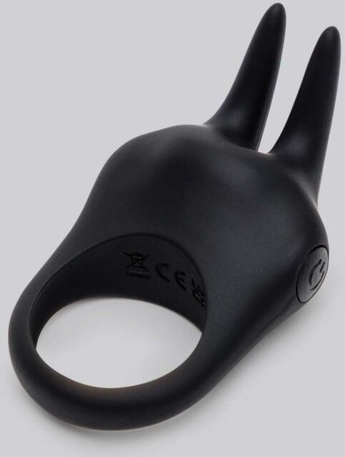 Anneau Vibrant Rabbit Love Ring Sensation Noir