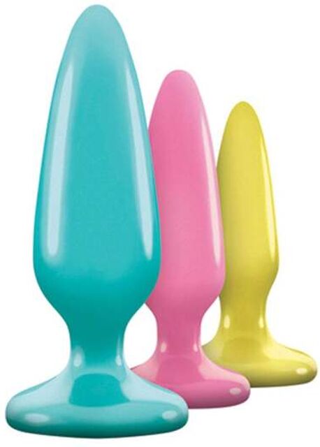 Kit 3 Plugs Anal Phosphorescents FireFly Phosphorescent