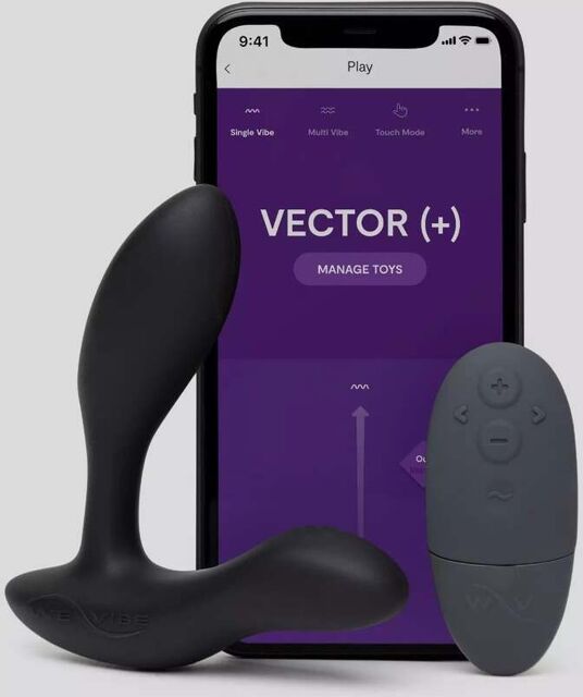 Stimulateur Prostatique Connecté We-Vector+ Noir 8
