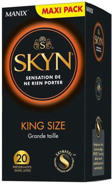 Préservatifs Grande Taille Boîte de 20 Transparent 2