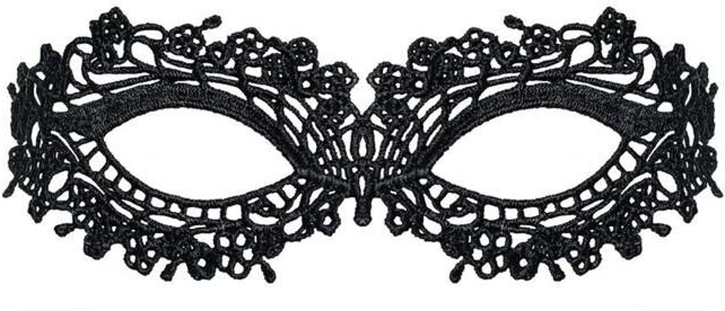 Loup en Dentelle A710 Noir 2