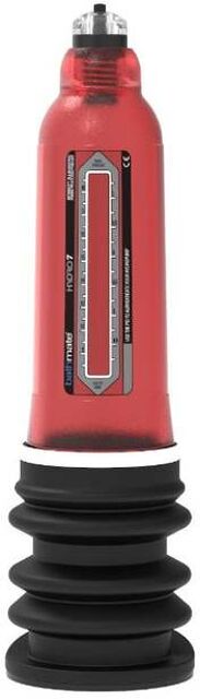 Pompe à pénis Hydro7 Rouge