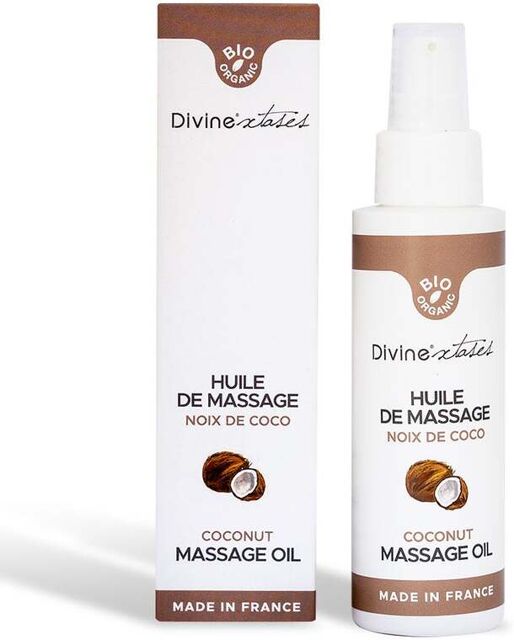 Huile de Massage Bio Comestible Coco Pacifique 100 ml 2