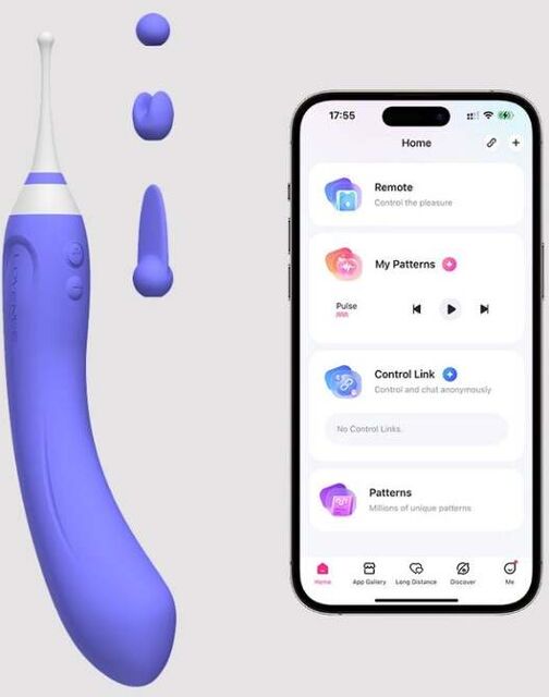 Stimulateur de Clitoris Connecté Hyphy Violet