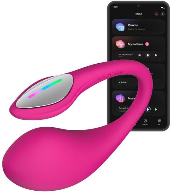 Lush 4 oeuf vibrant connecté Rose 2