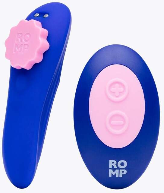 Stimulateur culotte vibrante ROMP Party Bleu