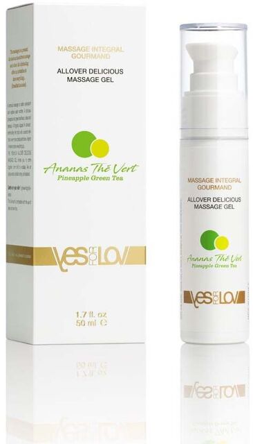 Massage Intégral Gourmand Ananas Thé Vert 50 ml Vert