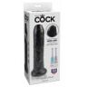 Pipedream Gode avec Prépuce Uncut King Cock 17,8 cm - Couleur : Noir