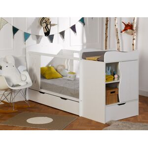 Chambrekids Lit bebe evolutif combine Belem Blanc