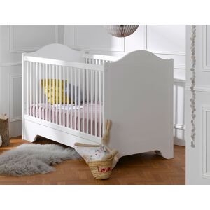 Chambrekids Lit bébé évolutif Blanc Occitane 70x140