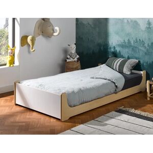 Chambrekids Lit enfant 90x190 cm Essentiel Blanc & bois