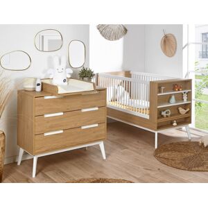 Chambrekids Chambre bébé duo Chêne Vintage OCTAVE