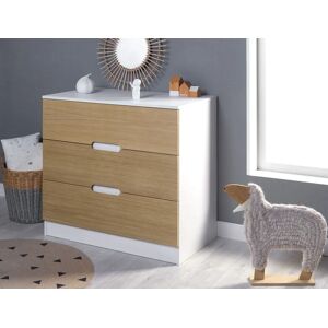 Chambrekids Commode Blanc & bois Opus