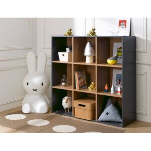 Chambrekids Cube de rangement 9 cases anthracite