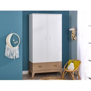 Chambrekids Armoire enfant et bébé Archipel Blanc & Chêne