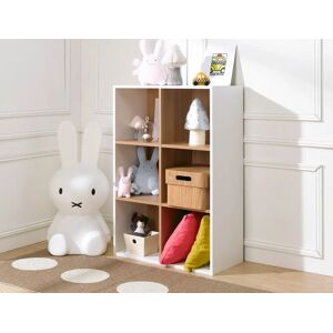 Chambrekids Cube de rangement 6 cases Blanc