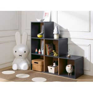 Chambrekids Cube de rangement escalier 6 cases Anthracite