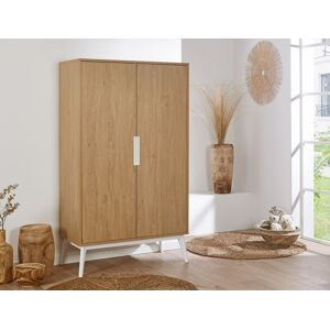 Chambrekids Armoire 2 portes Chêne Vintage OCTAVE