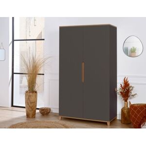 Chambrekids Armoire Anthracite & bois MILOR