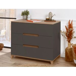 Chambrekids Commode anthracite & bois MILOR