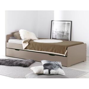 Chambrekids Lit gigogne enfant Féroé Lin 90x200 + 2 Matelas