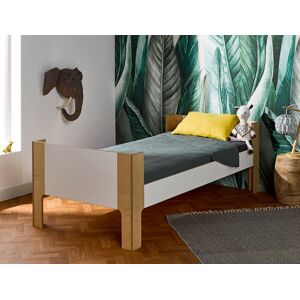 Chambrekids Lit enfant 90x190 cm Natura Blanc & bois