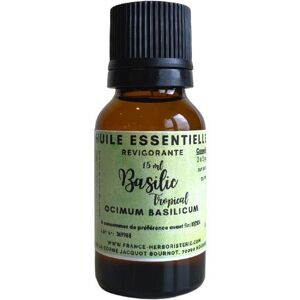 France Herboristerie HUILE ESSENTIELLE BASILIC Ocimum basilicum 15 ml