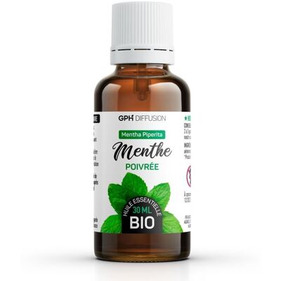 Gph Diffusion Huile essentielle MENTHE POIVREE BIO AB - 30ml - Aromathérapie - Publicité Gph Diffusion Huile essentielle MENTHE POIVREE BIO AB - 30ml - Aromathérapie - Publicité