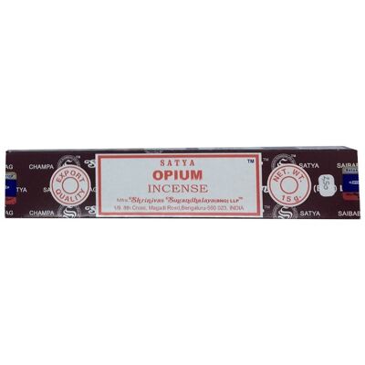 DG DIFFUSION Encens OPIUM Satya - 15g - Publicité DG DIFFUSION Encens OPIUM Satya - 15g - Publicité