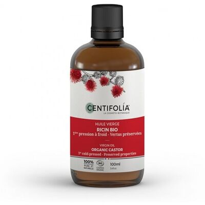 Huile de RICIN végétale vierge biologique - 100 mL - Centifolia - Publicité Huile de RICIN végétale vierge biologique - 100 mL - Centifolia - Publicité