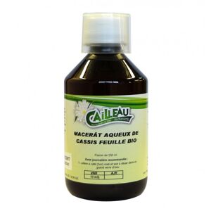 Cailleau - Herboristerie Macérat Aqueux de Cassis - Feuille Bio - Flacon de 250 ml - Cailleau