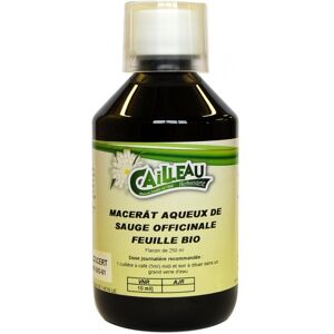 Cailleau - Herboristerie Macérat Aqueux de Sauge Officinale - Feuille Bio - Flacon de 250 ml - Cailleau