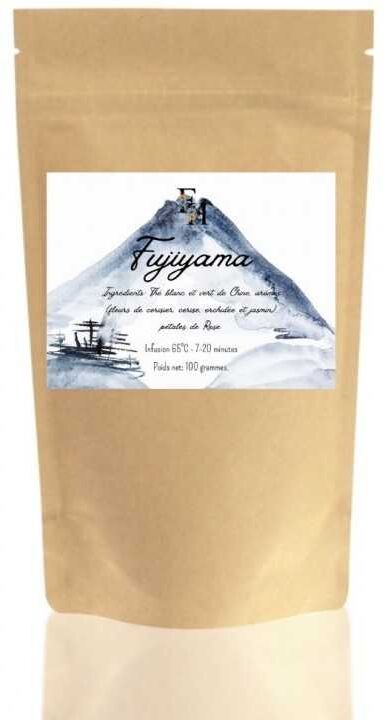 France Herboristerie Fujiyama - Thé Blanc - Sachet 100 grammes