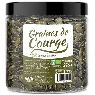 Gph Diffusion Graines de COURGE BIO - Pot de 275g - Publicité Gph Diffusion Graines de COURGE BIO - Pot de 275g - Publicité