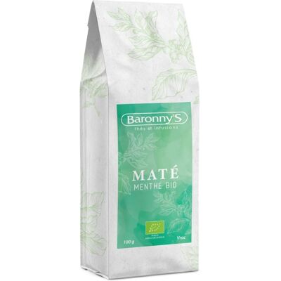 Baronny's Country Farm Maté Menthe BIO – Boisson énergisante naturelle & rafraîchissante - 100g vrac Baronny's - Publicité Baronny's Country Farm Maté Menthe BIO – Boisson énergisante naturelle & rafraîchissante - 100g vrac Baronny's - Publicité