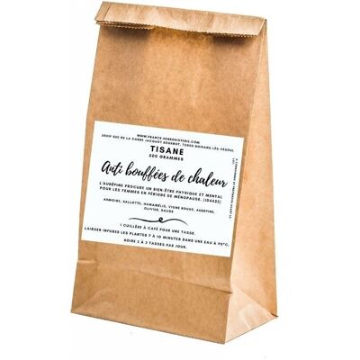 France Herboristerie TISANE "anti-bouffées" de chaleur paquet de 500g - Publicité France Herboristerie TISANE "anti-bouffées" de chaleur paquet de 500g - Publicité
